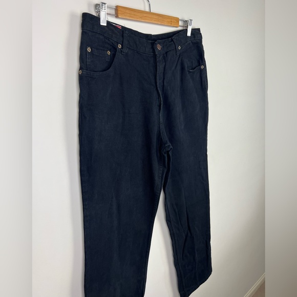 Levi’s 501 Men’s Denim Jeans Black Straight Leg Size 34W 32L *read description* - Picture 5 of 13